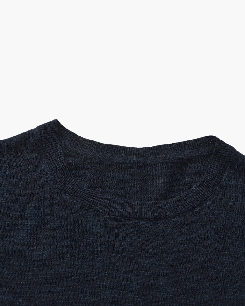Linen Cotton Essential Crewneck
